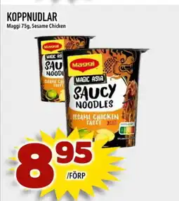 Din Mat KOPPNUDLAR erbjuda