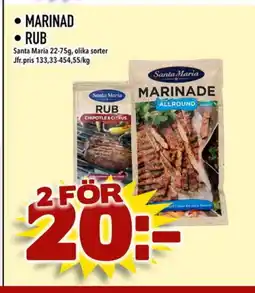 Din Mat • MARINAD • RUB erbjuda