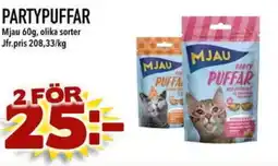 Din Mat PARTYPUFFAR erbjuda