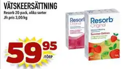 Din Mat VÄTSKEERSÄTTNING erbjuda