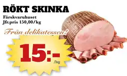 Bonum Matmarknad RÖKT SKINKA erbjuda