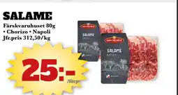 Bonum Matmarknad SALAME erbjuda