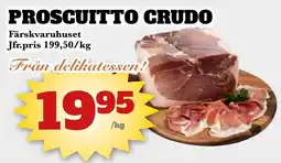 Bonum Matmarknad PROSCUITTO CRUDO erbjuda