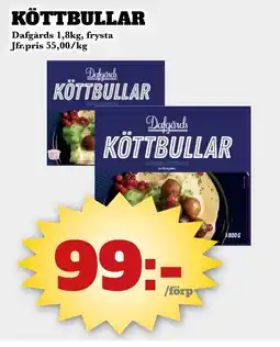 Bonum Matmarknad KÖTTBULLAR erbjuda