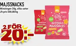 Bonum Matmarknad MAJSSNACKS erbjuda