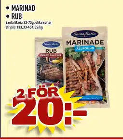 Bonum Matmarknad • MARINAD RUB erbjuda