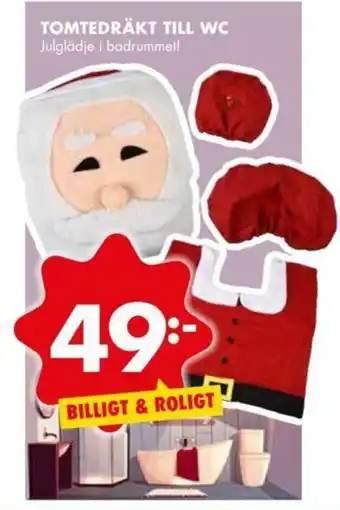 ÖoB Tomtedräkt Till Wc erbjuda