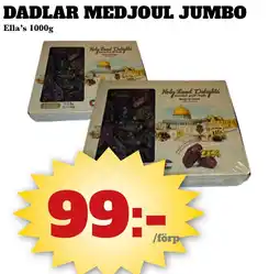 Bonum Matmarknad DADLAR MEDJOUL JUMBO erbjuda