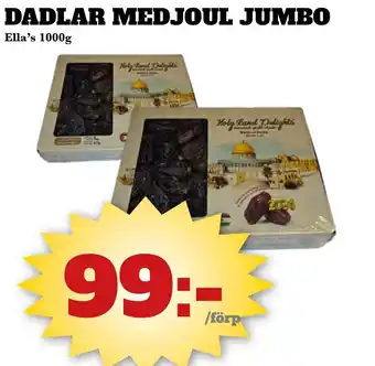 Bonum Matmarknad DADLAR MEDJOUL JUMBO erbjuda