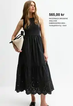 Zalando RACERBACK BRODERIE ANGLAISE EMBROIDERED MIDI - erbjuda