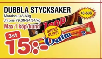Nya Pulsen DUBBLA STYCKSAKER erbjuda
