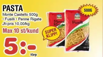 Nya Pulsen PASTA erbjuda