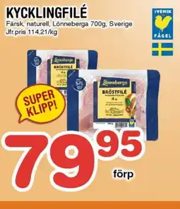 Nya Pulsen KYCKLINGFILÉ erbjuda