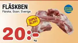 Nya Pulsen FLÄSKBEN Färska, Scan, Sverige erbjuda