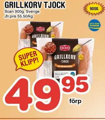 Nya Pulsen GRILLKORV TJOCK erbjuda