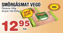 Nya Pulsen SMÖRGÅSMAT VEGO erbjuda