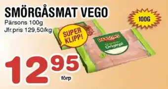 Nya Pulsen SMÖRGÅSMAT VEGO erbjuda