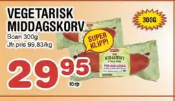 Nya Pulsen VEGETARISK MIDDAGSKORV erbjuda