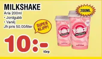 Nya Pulsen MILKSHAKE erbjuda