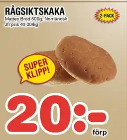 Nya Pulsen RÅGSIKTSKAKA erbjuda