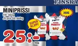 Nya Pulsen MINIPRISSI erbjuda