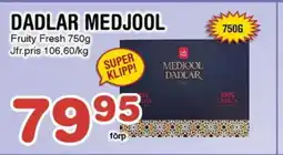 Nya Pulsen DADLAR MEDJOOL erbjuda