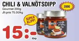 Nya Pulsen CHILI & VALNÖTSDIPP erbjuda