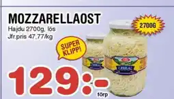 Nya Pulsen MOZZARELLAOST erbjuda