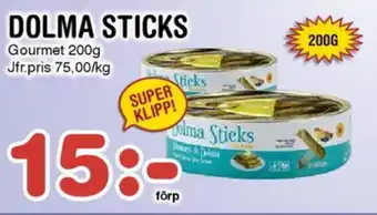 Nya Pulsen DOLMA STICKS erbjuda