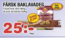 Nya Pulsen FÄRSK BAKLAVADEG erbjuda