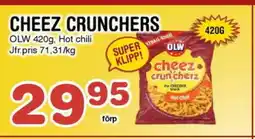 Nya Pulsen CHEEZ CRUNCHERS erbjuda