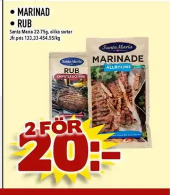 Nya Pulsen • MARINAD • RUB erbjuda