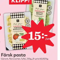 Östenssons Färsk pasta erbjuda