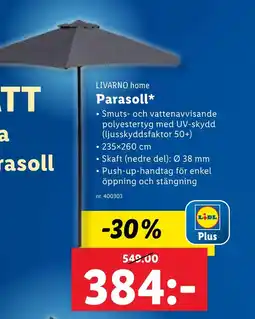 Lidl Parasoll erbjuda