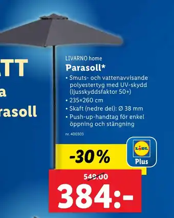Lidl Parasoll erbjuda