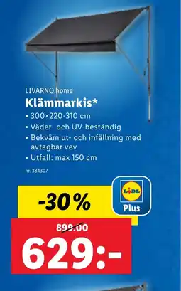 Lidl Klämmarkis erbjuda