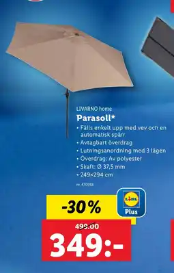 Lidl Parasoll erbjuda