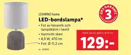 Lidl Led-bordslampa erbjuda