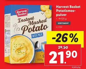 Lidl HARVEST BASKET Potatismos- pulver erbjuda