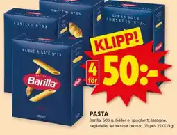 ICA Kvantum BARILLA Pasta erbjuda