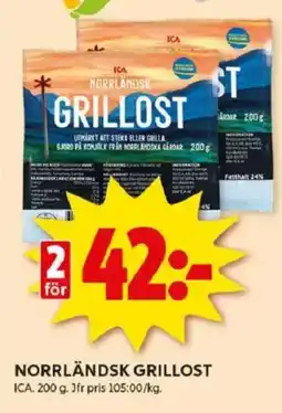 ICA Kvantum ICA Norrländsk grillost erbjuda