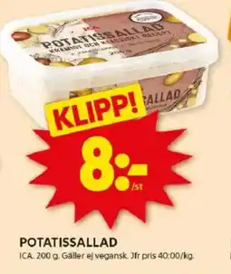 ICA Kvantum Potatissallad erbjuda