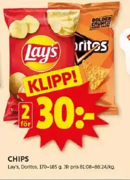 ICA Kvantum Chips erbjuda