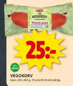 ICA Kvantum SCAN Vegokorv erbjuda