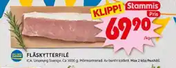 ICA Kvantum ICA Fläskytterfilé erbjuda