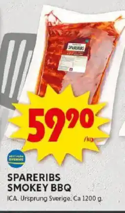 ICA Kvantum ICA Spareribs smokey bbq erbjuda