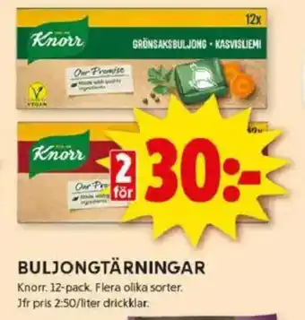 ICA Kvantum KNORR Buljongtärningar erbjuda