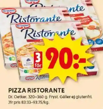 ICA Kvantum DR. OETKER Pizza ristorante erbjuda