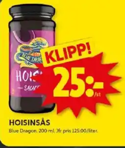 ICA Kvantum BLUE DRAGON Hoisinsås erbjuda