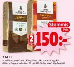 ICA Kvantum Kaffe erbjuda